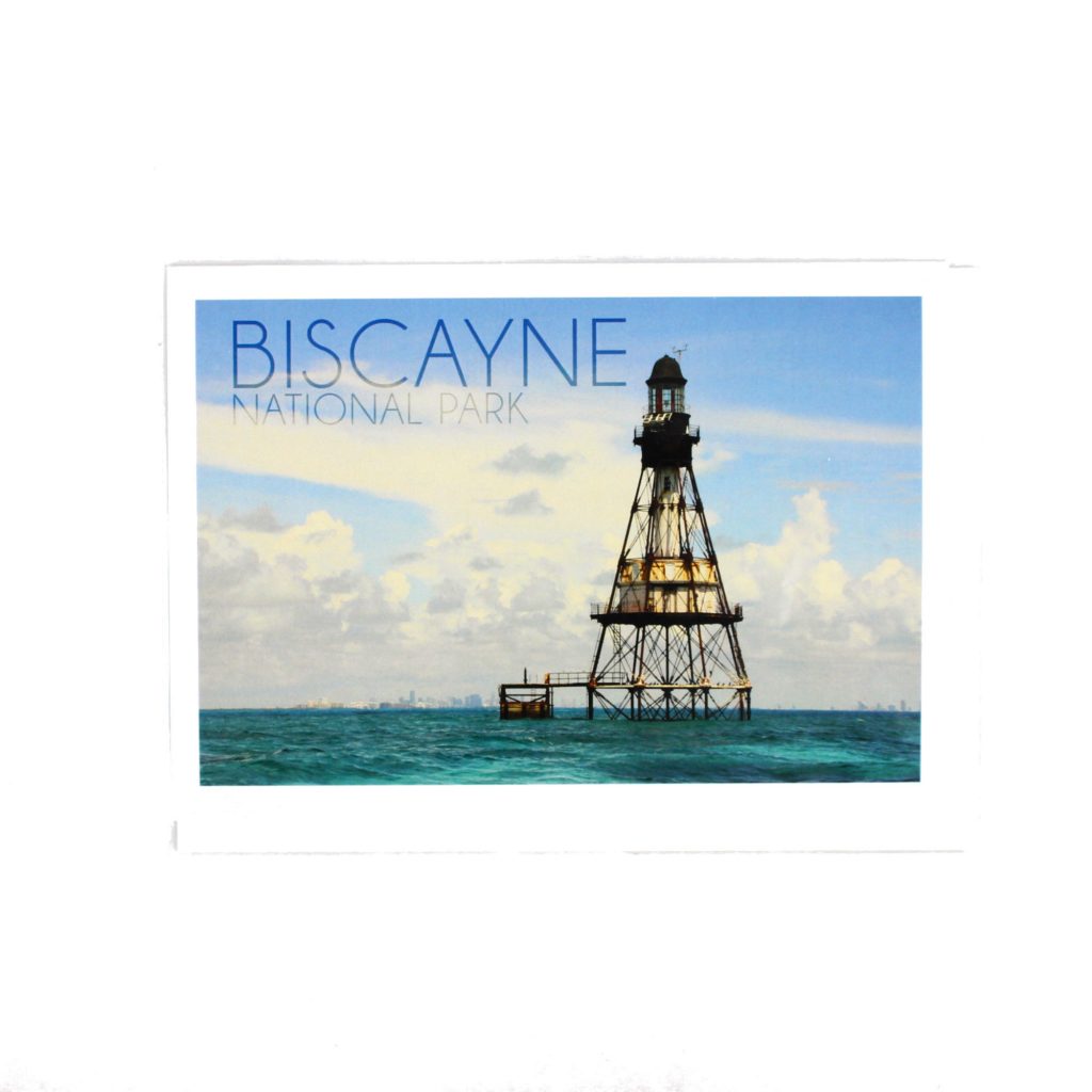 Notecard- Biscayne, Photo Fowey Lighthouse