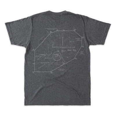 Dry Tortugas Short-Sleeve Unisex T-Shirt with Map and Cartouche