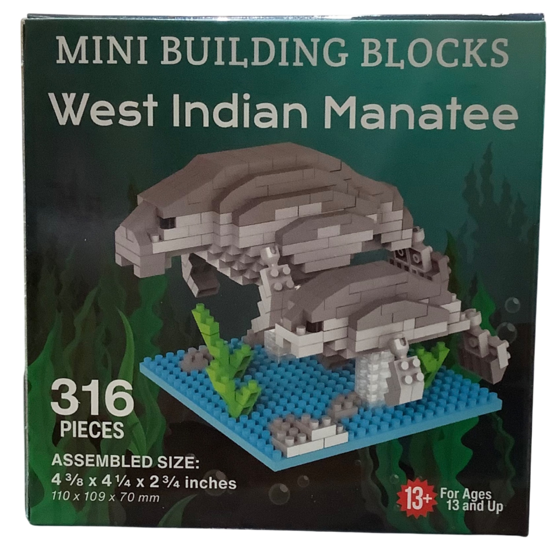 Mini Building Blocks- Manatee