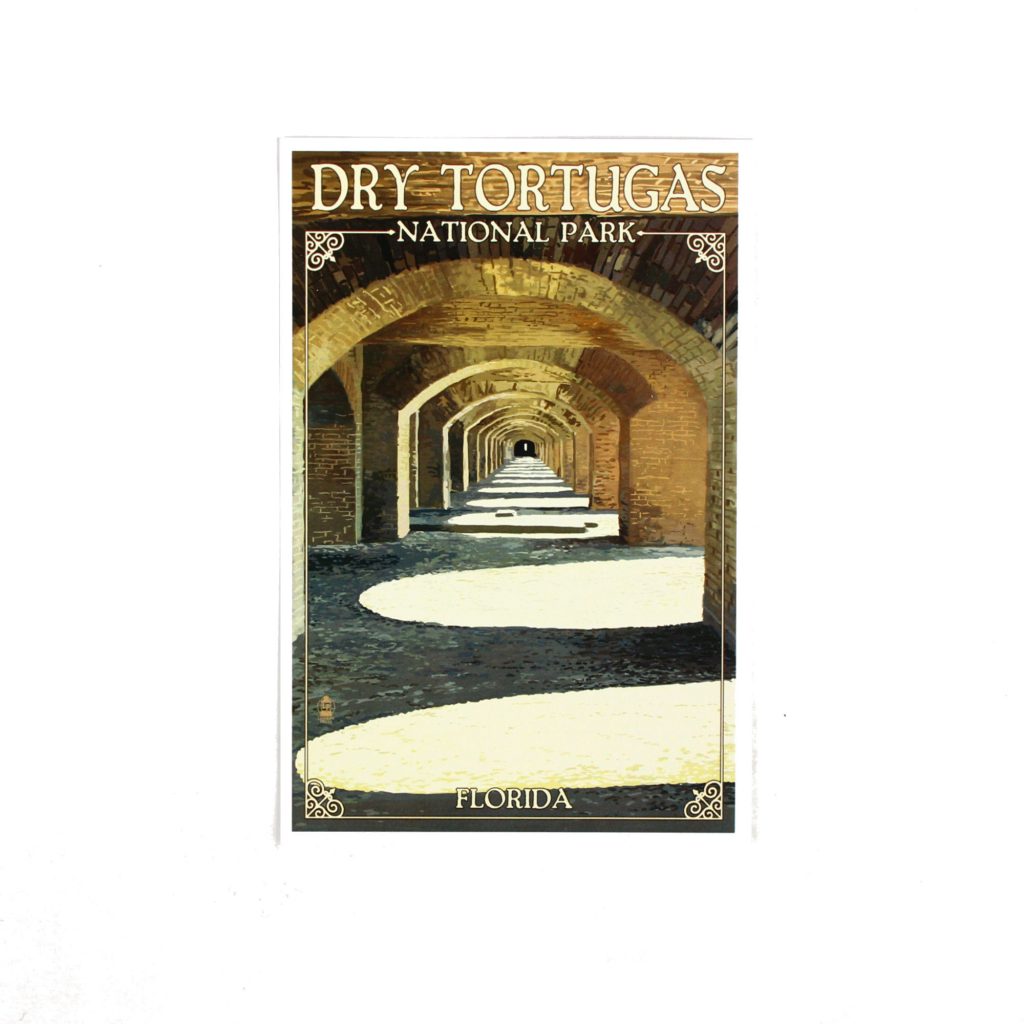 Postcard 4X6- Dry Tortugas, Art Arches